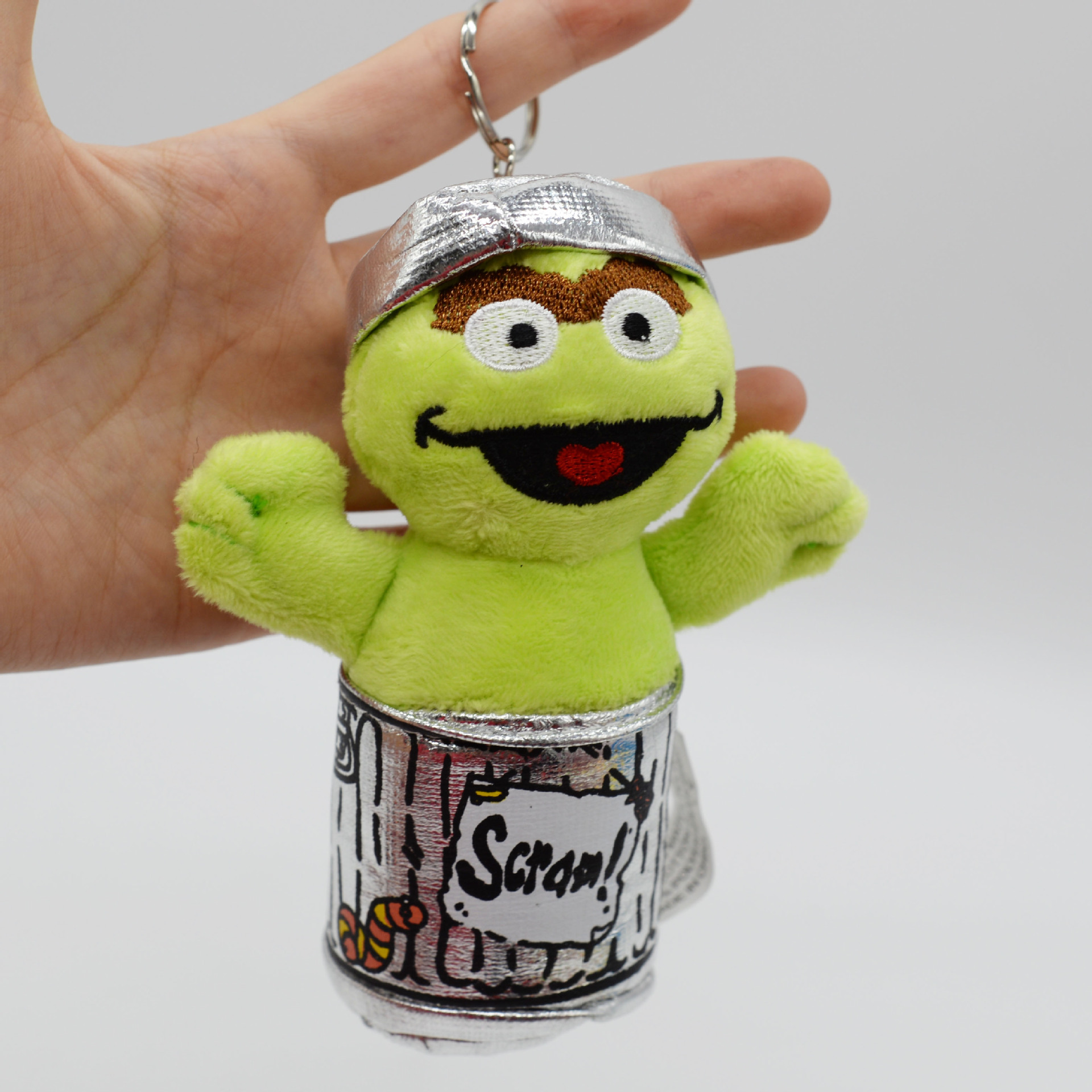 毛绒公仔,玩偶,娃娃-芝麻街sesamestreet毛绒公仔小挂件elmo艾摩红.