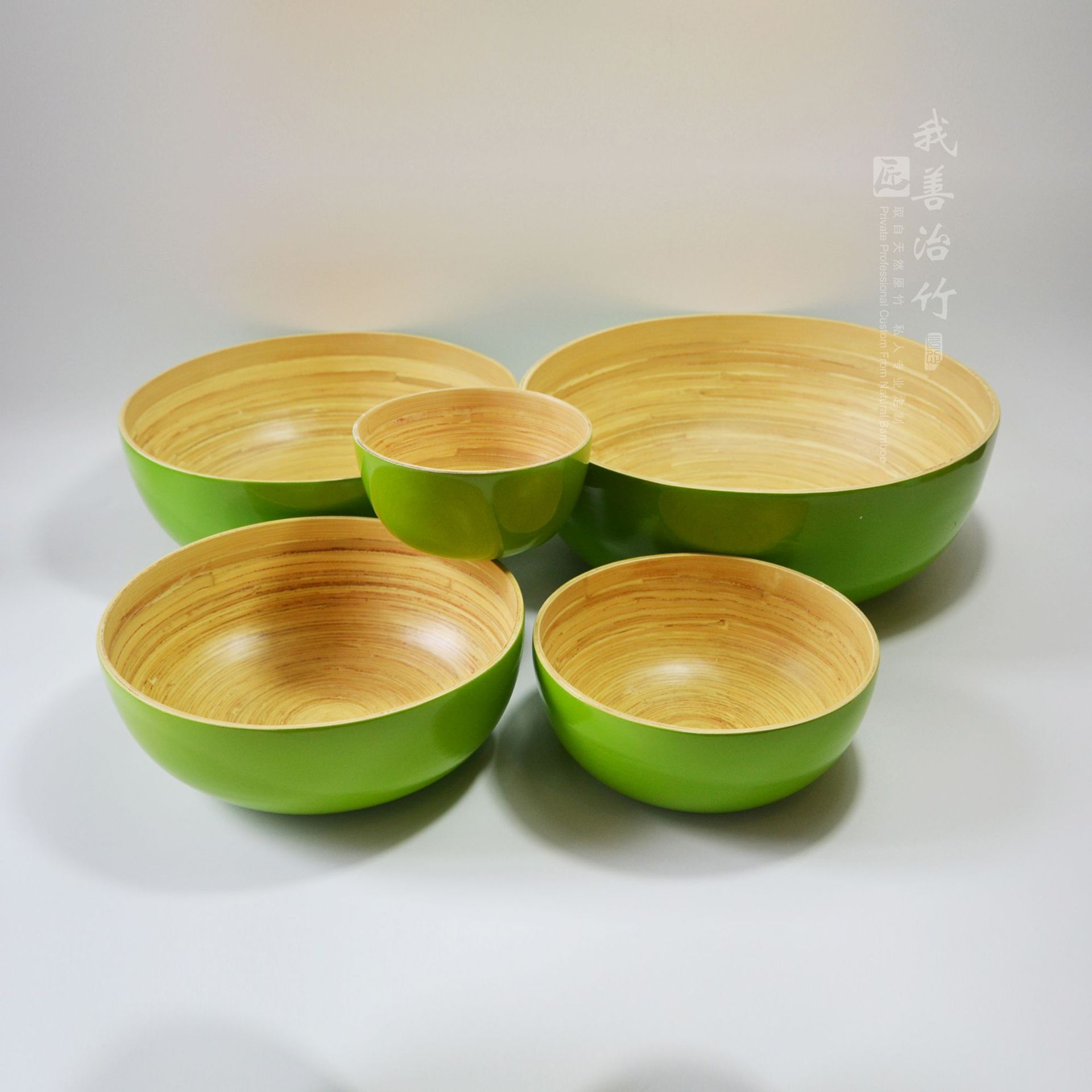 厂家直供天然原竹竹碗沙拉碗竹盆水果盘收纳竹盘日式竹碗外贸定制