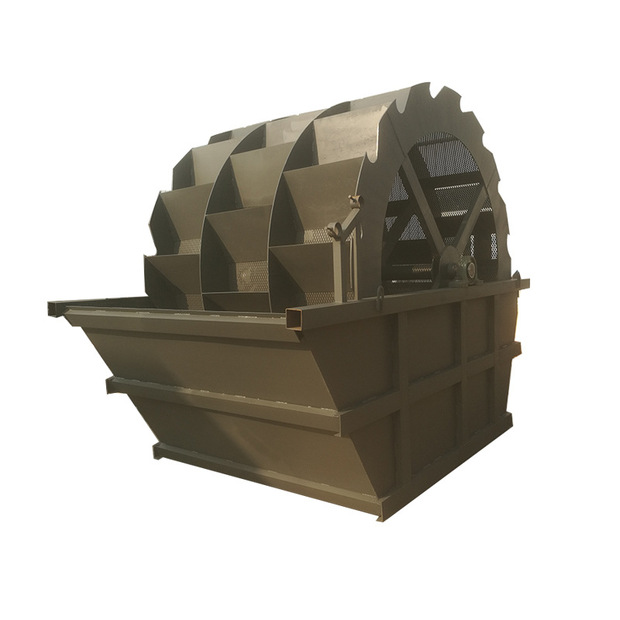 定做轮式洗砂机洗矿生产线小型洗沙机洗石机洗沙一体机轮斗