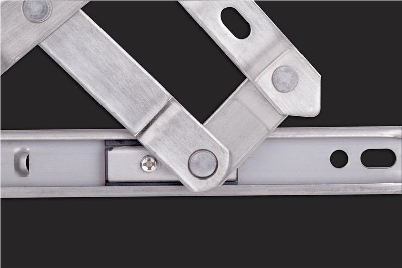 伸缩风撑门窗五金不锈钢滑撑 窗滑撑铰链 四连杆双支点厂家直供