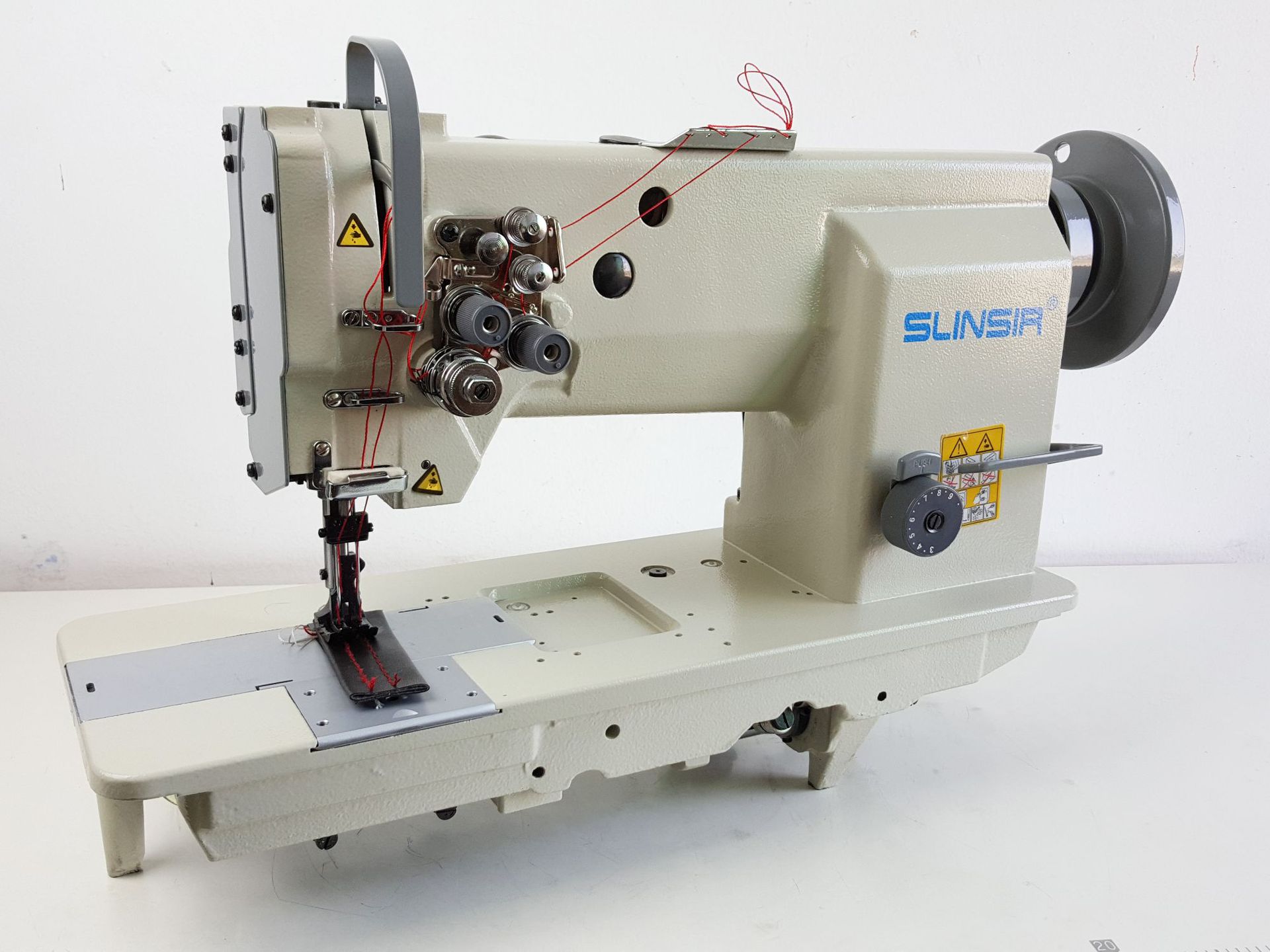 批发 海菱款20518 4420双同步机 三同步双针车平缝机 厚料缝纫机