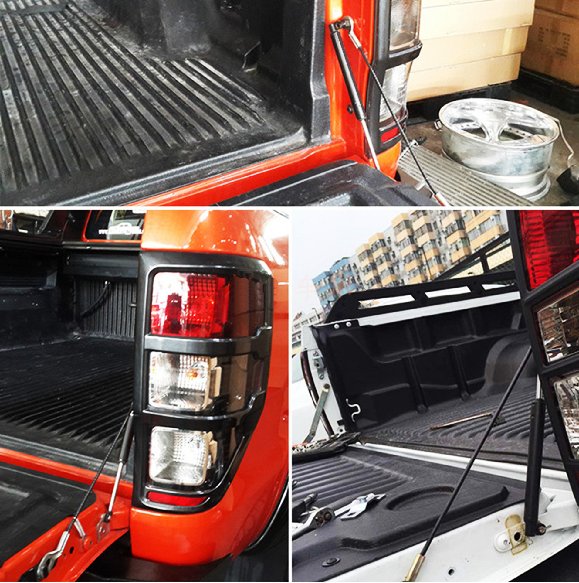 日产纳瓦拉navara后备箱下翻阻尼杆 尾箱液压支撑杆气弹簧