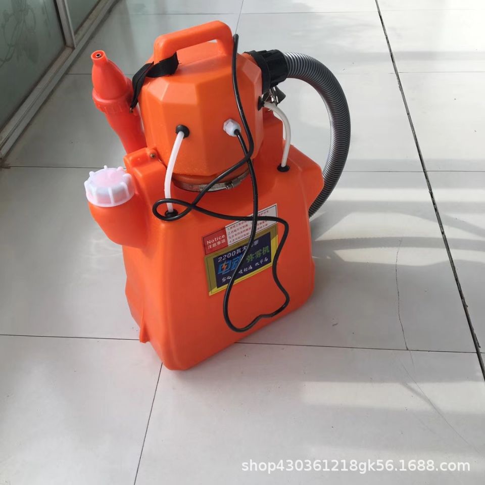直销小型便携背负手提式两用电动喷雾器 大棚远程电动弥雾机