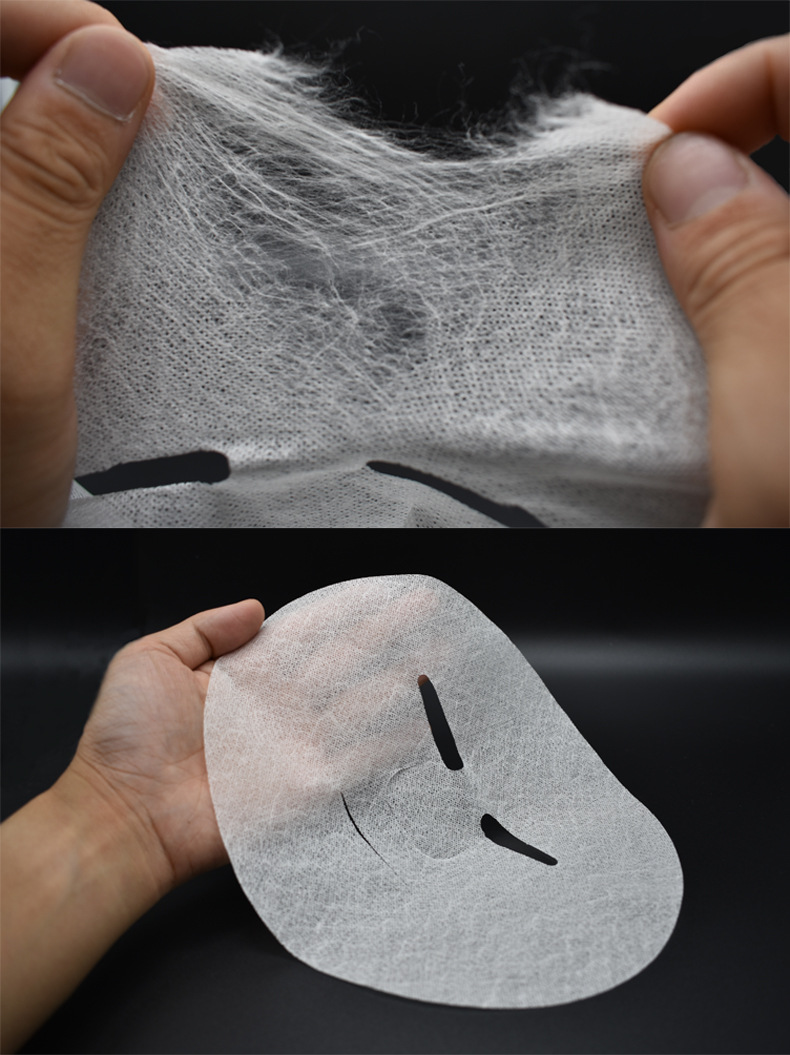 日本384蚕丝面膜纸隐形超薄通透蝉翼一次性面膜基布片材厂家直销