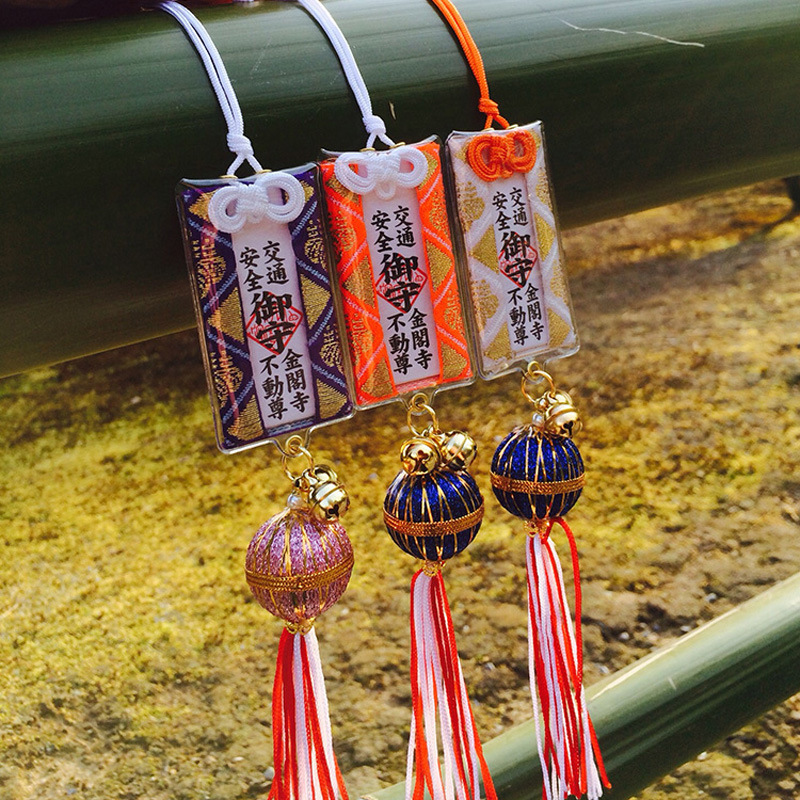 日式交通安全御守祈福护身符招财纳福御守刺绣平安福袋创意礼品