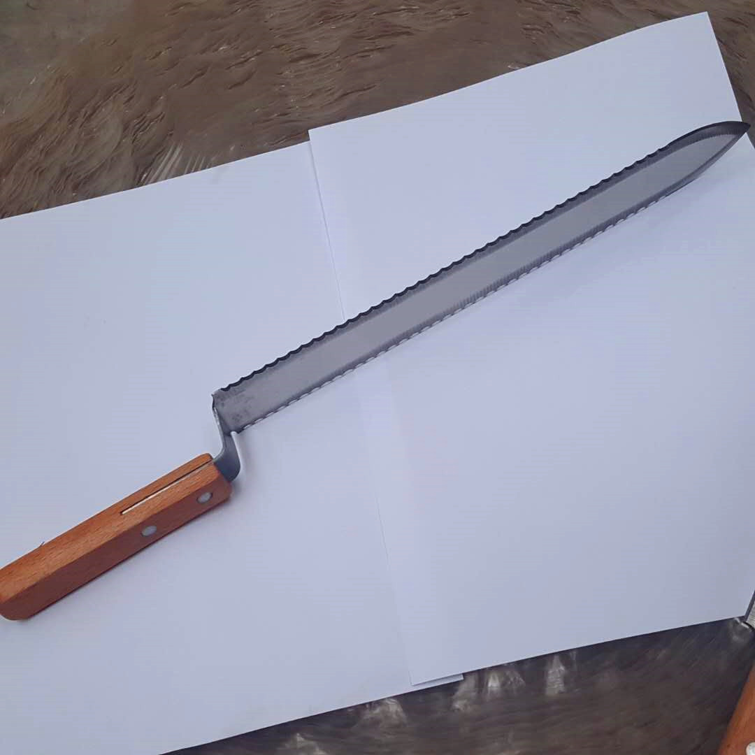 大z型不锈钢割蜜刀锋利蜂具双面取蜜刀蜂巢脾 割蜜盖养蜂取蜜工具