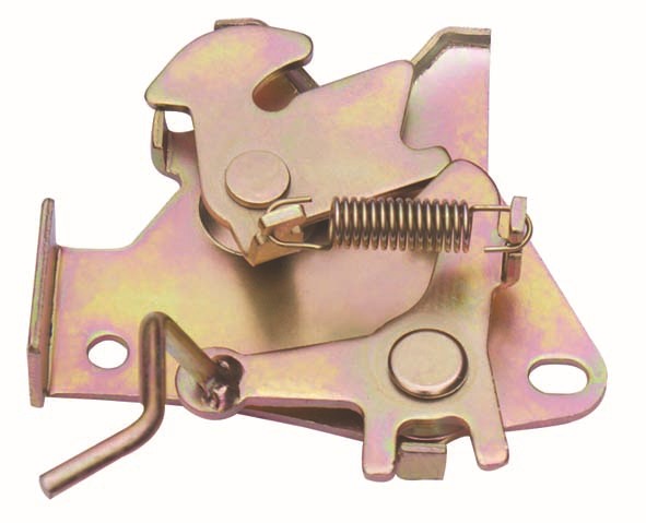 摩托车座垫锁板