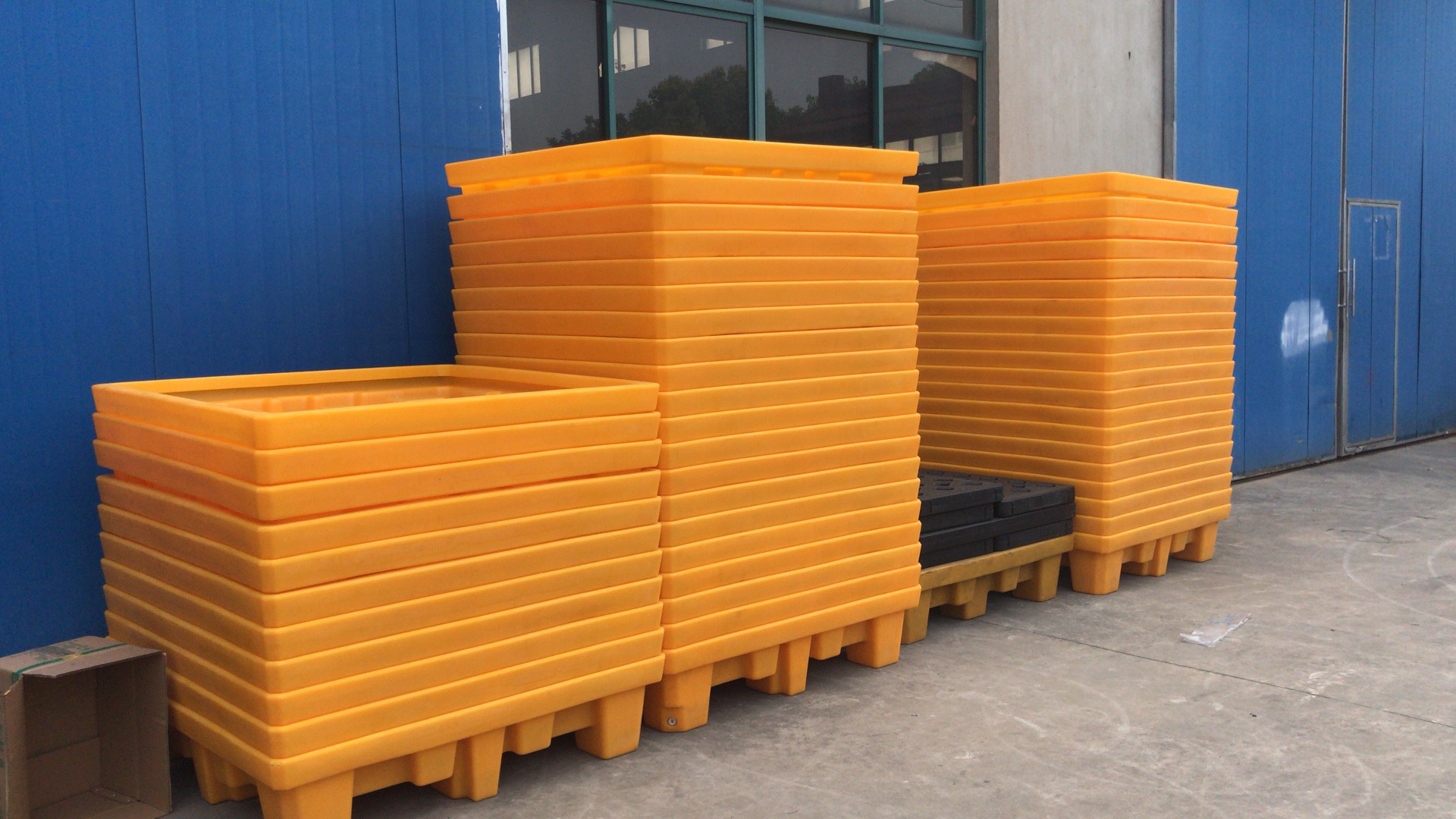 防泄漏托盘,防渗漏卡板,盛漏油桶接油盘,可以用叉车