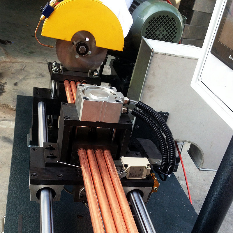 自动送料数控紫铜棒切割机电动工具切割机全自动紫铜材切管机