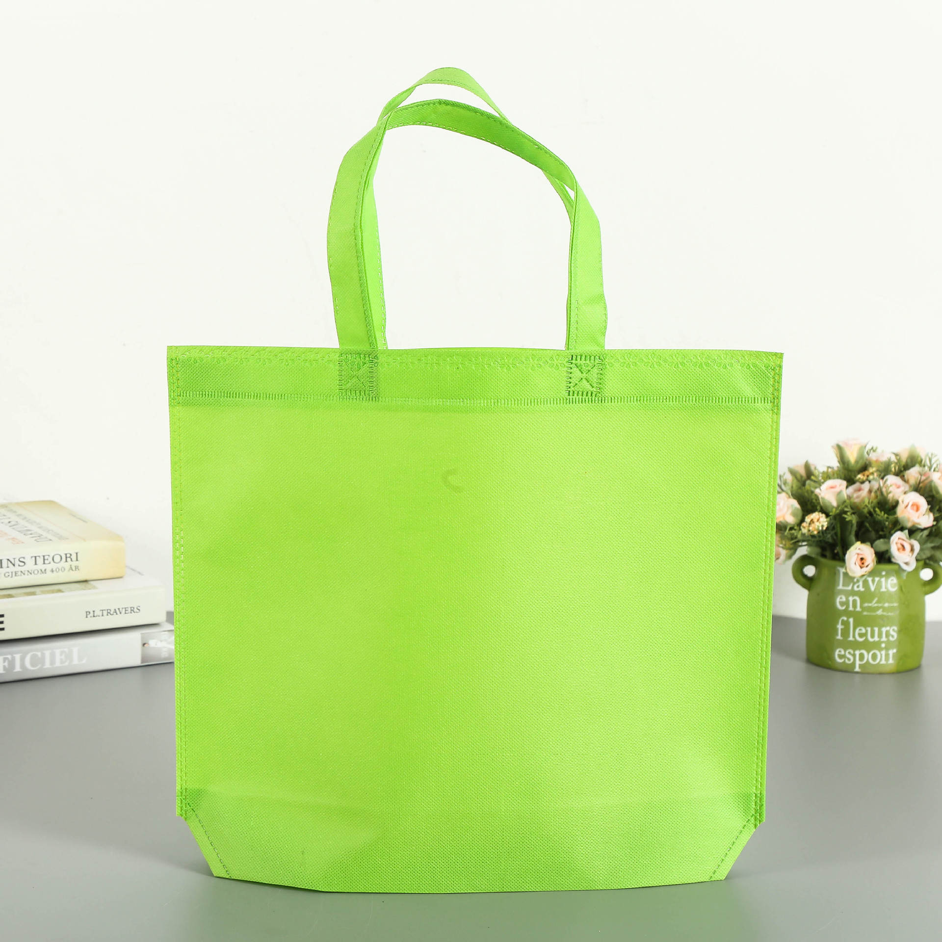 无纺布手提袋定logo服装购物立体袋折叠无纺布袋可加工