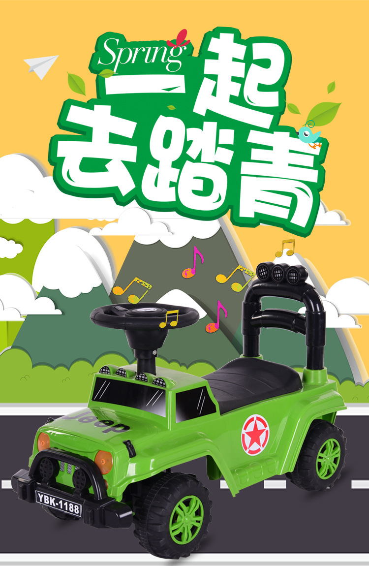 新款儿童滑行车厂家批发 多功能宝宝四轮学步车助步车溜溜车定制