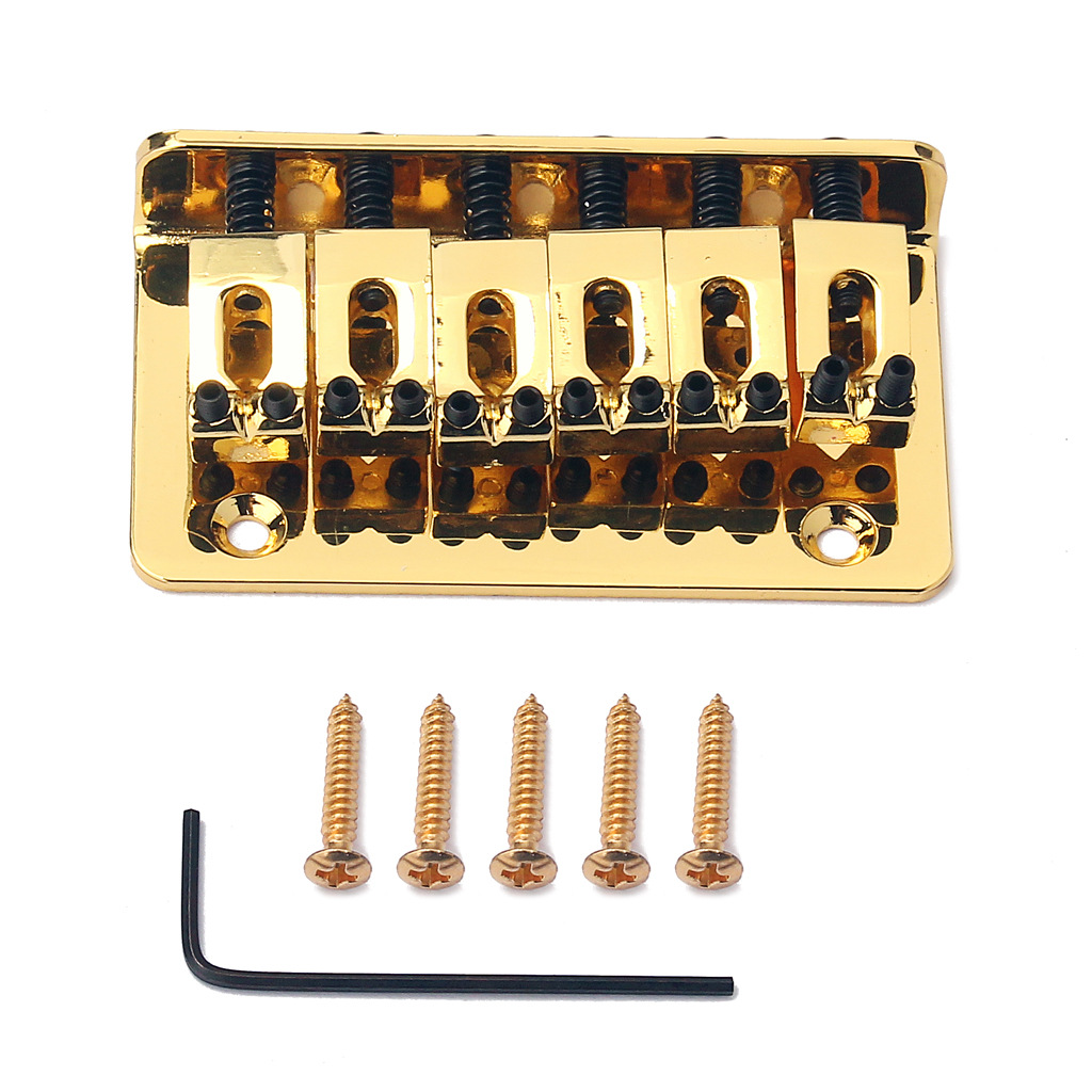 吉他琴桥金色斜头7506弦琴桥