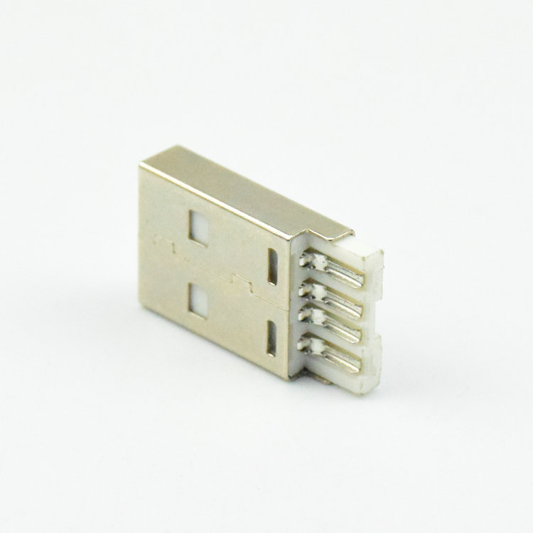 usb a公短体 公头a公短体插头焊线式usb 2.0充电插头 数据线插头