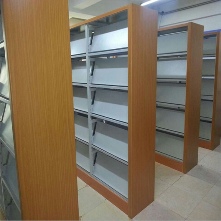 定制杂志架 期刊架 图书馆阅览室书架 双面 铁质展示架到瑞鑫