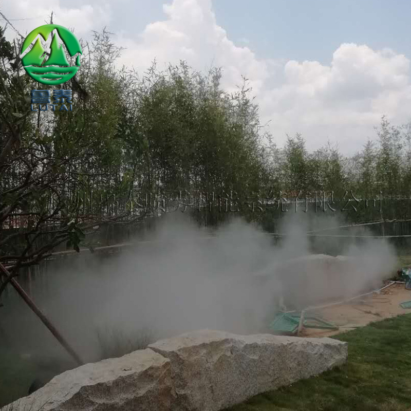 大型儿童游乐场海洋馆欢乐园餐厅酒吧售楼部广场喷雾造景设备系统