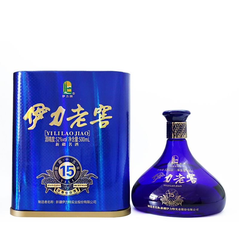 新疆白酒伊力老窖十五年窖藏蓝坛子商务宴请白酒分销批发-阿里巴巴