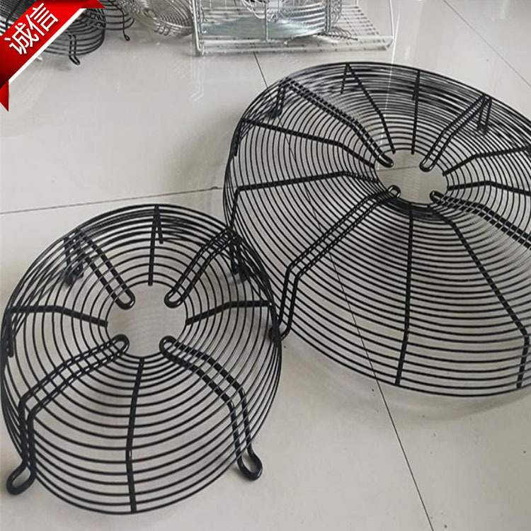 满华生产水吊扇网罩 不锈钢风机罩 风机防护金属网罩 铁丝风机防