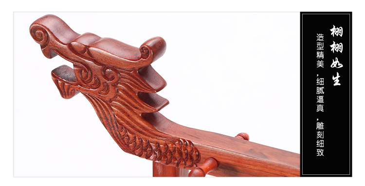 酸枝双龙头笔架龙头办公室摆件批发红木笔挂文房四宝厂家直销批发