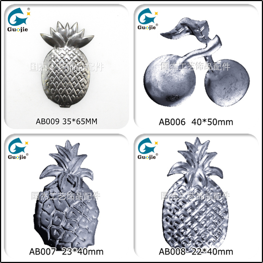 Wheat Strings of European-Style Pastoral Vegetables Iron Simulation Potted Iron Stamping Melon and Fruit Processing Customization