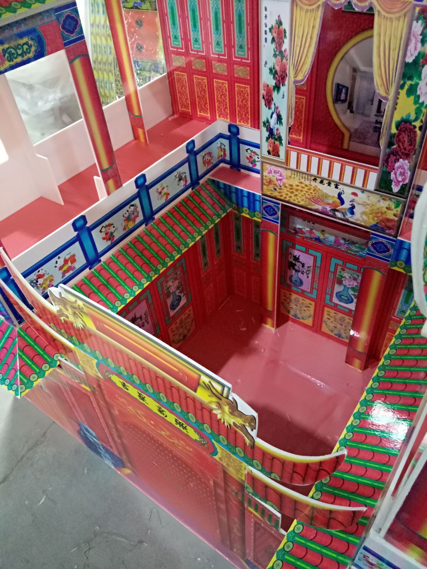 热销纸活纸扎 泡沫福临别墅 福贵祥殡葬产品厂家直销爆款