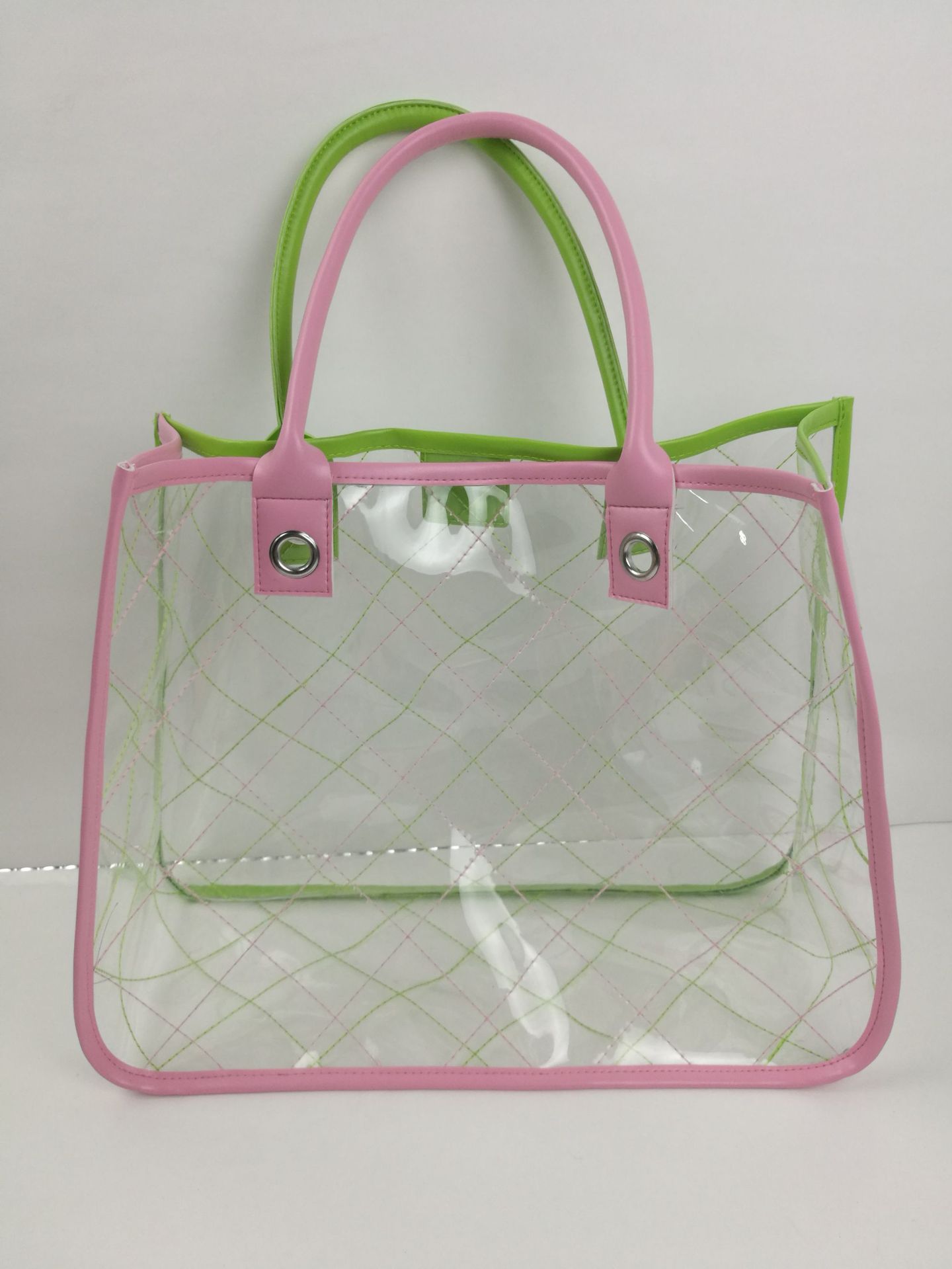 新款时尚春夏新款休闲透明pvc果冻单肩包沙滩包大包女包批发