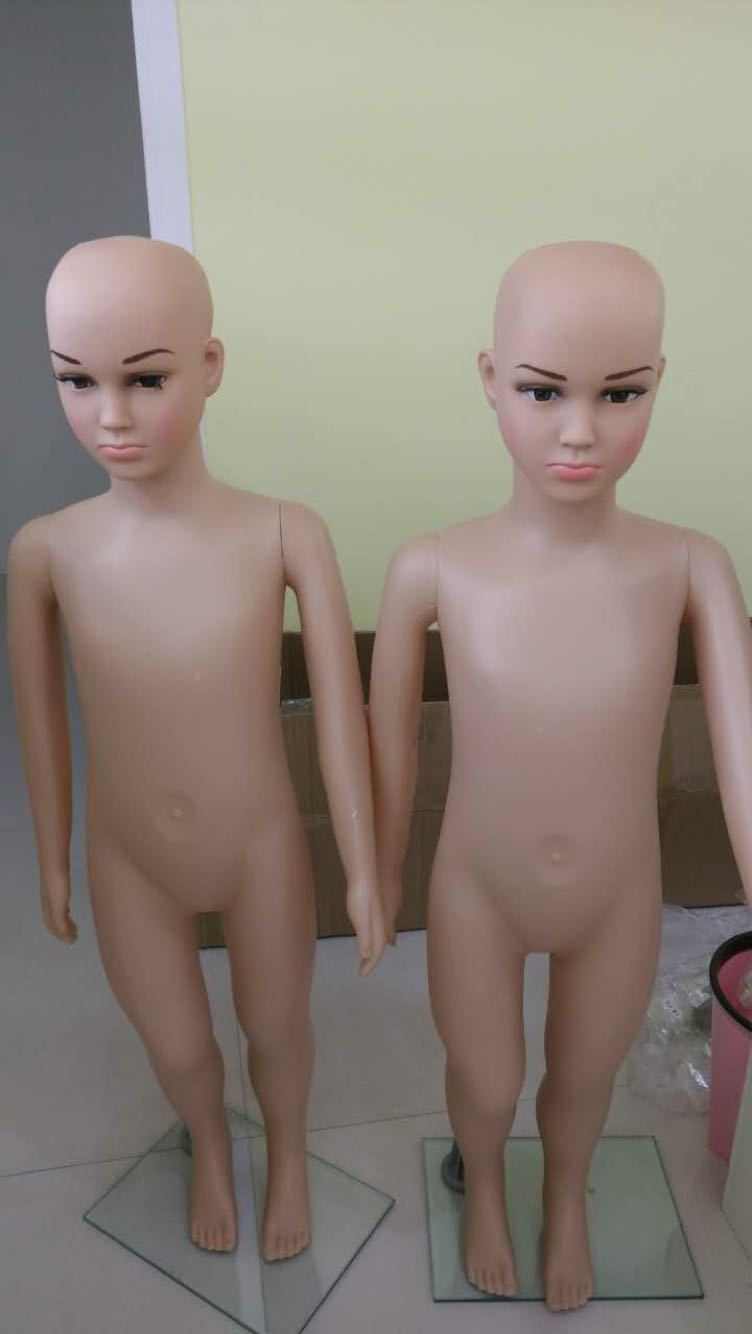 大量批发 儿童模特服装店道具 童装展示模特 全身塑料彩妆假人