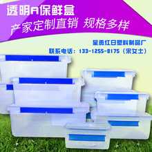 保鲜盒 厂家定制直供规格多样长方形透明保鲜盒 多型号多用途