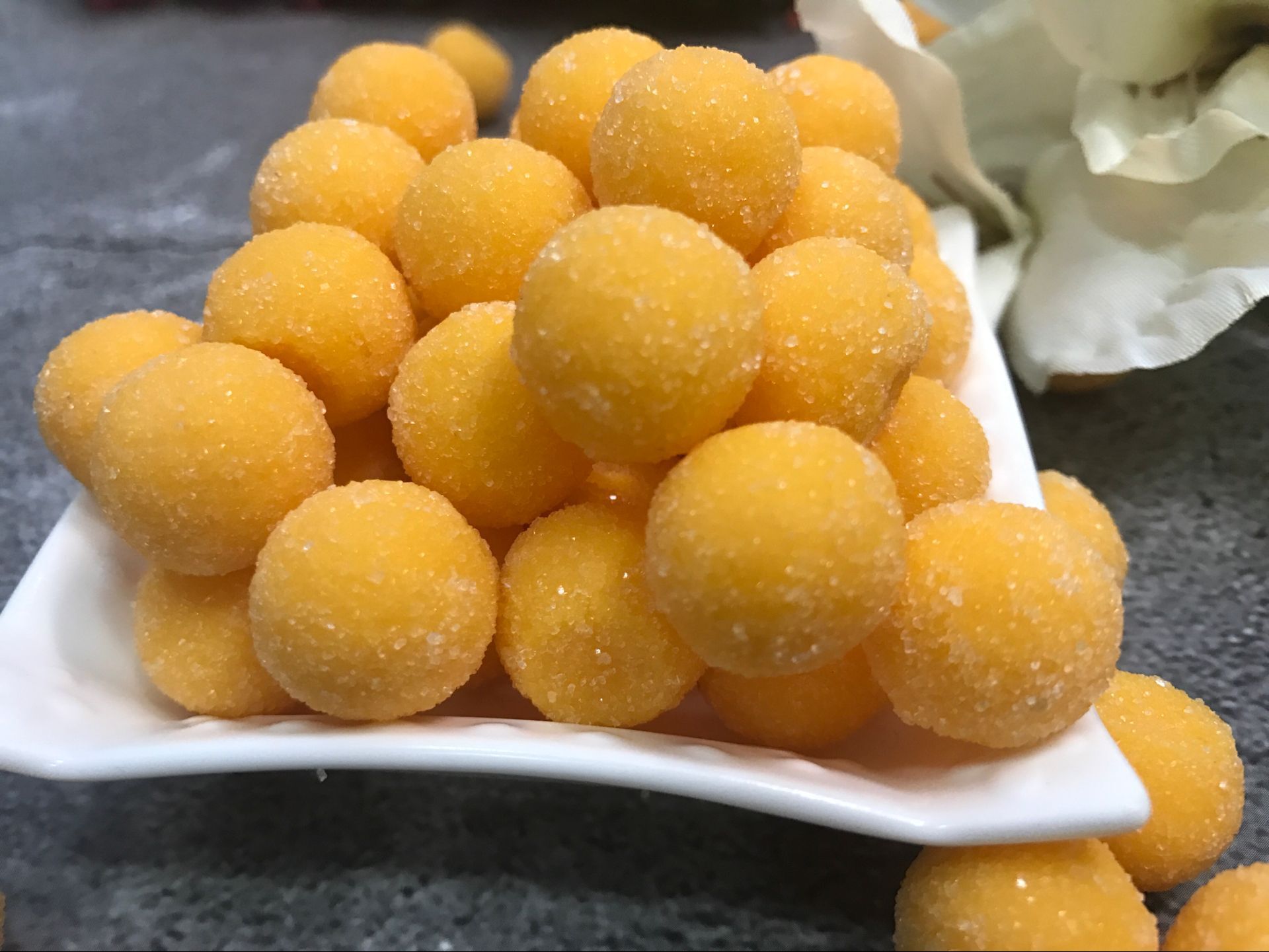 批发芒果球 散装芒果软糖 芒果糕 椰子糕 葡萄糕蔓越莓糕 10斤/袋