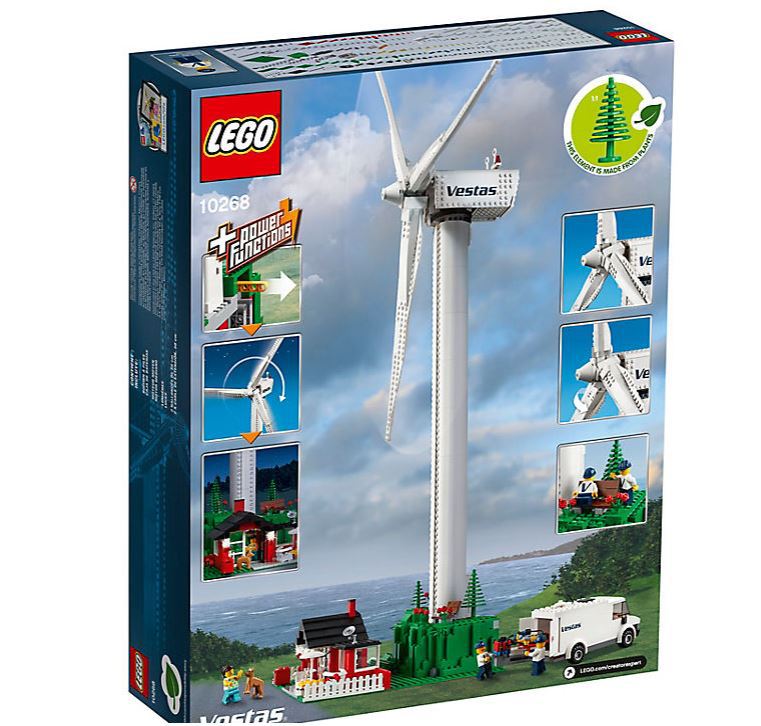乐高积木创意百变10268维斯塔斯风力发电机lego拼装玩具男孩