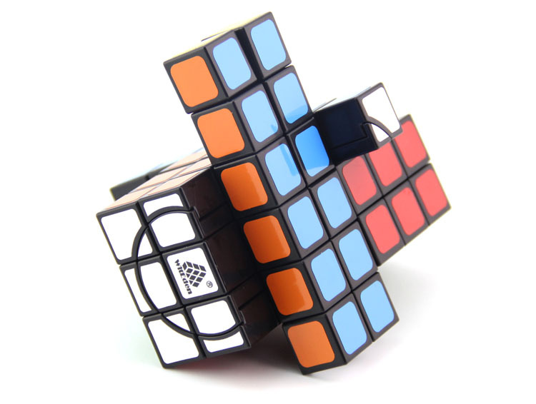 智力乐园超336立体魔中魔黑色 品质比赛规格魔方 彩盒包装魔方