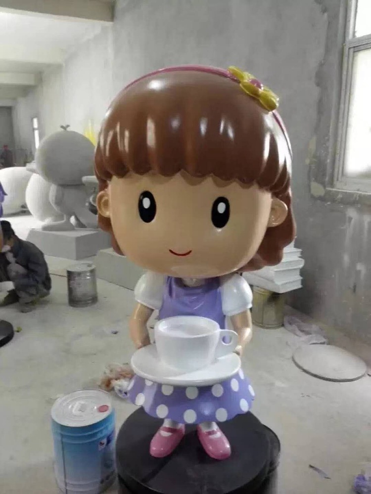 小学生读书雕塑定制玻璃钢树脂校园雕塑广场公园看书人物女孩摆件