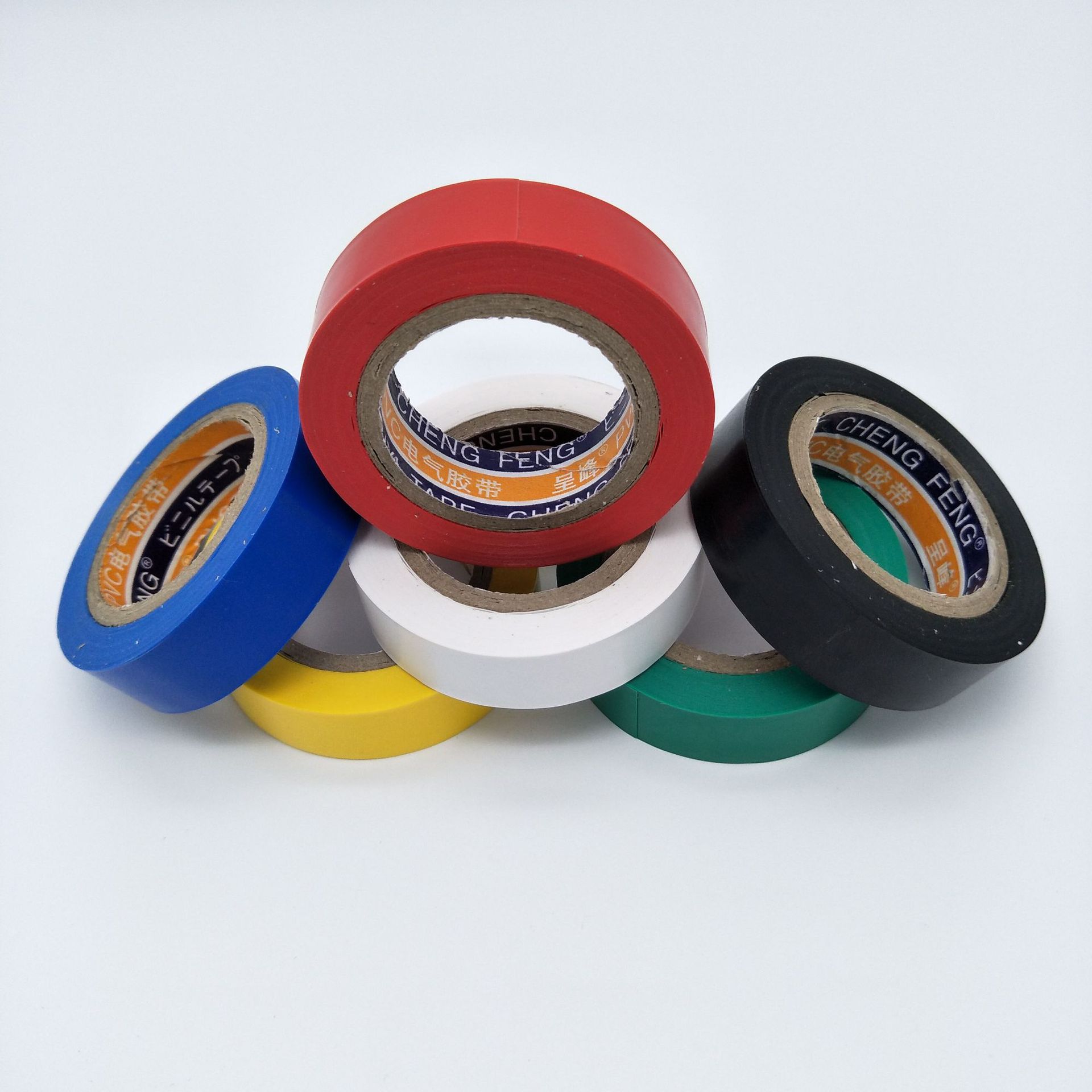 厂家直销 电工胶布pvc电气绝缘胶带 防水电工胶带 环保阻燃电胶布