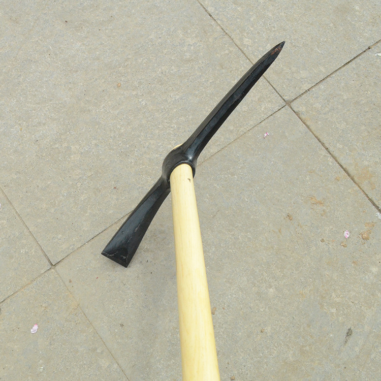配发品6411工厂制式木柄军镐101型大军镐军工洋镐户外黑色十字镐