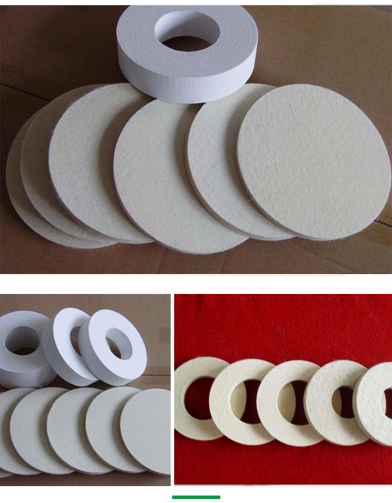 厂家定制高密度异形毛毡垫圈 圆形密封防尘毛毡油封现货