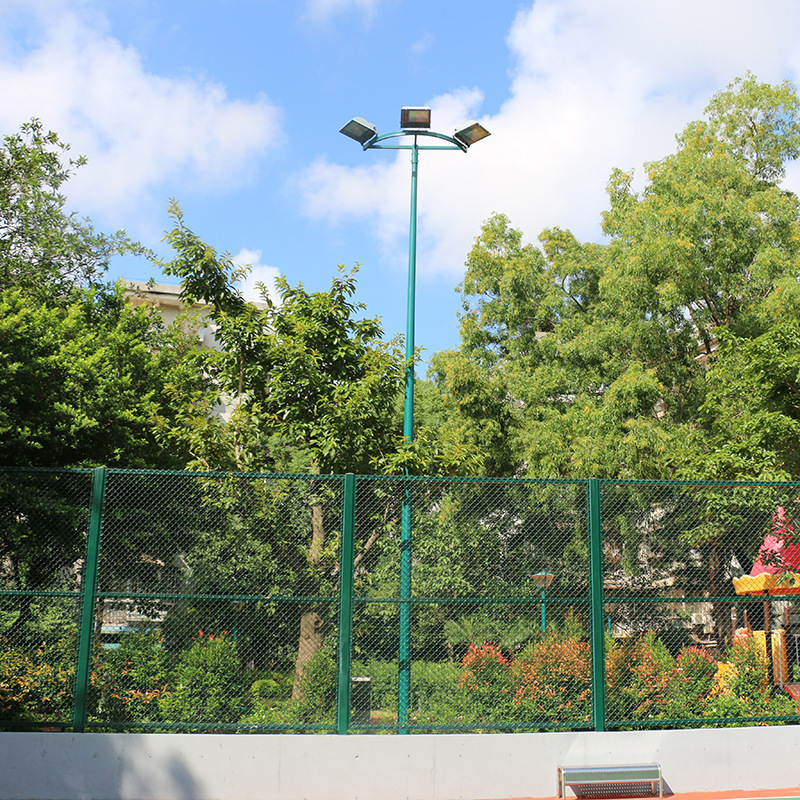 广西足球场照明模拟图 体育场高杆灯高度 圆形灯杆配什么预埋件