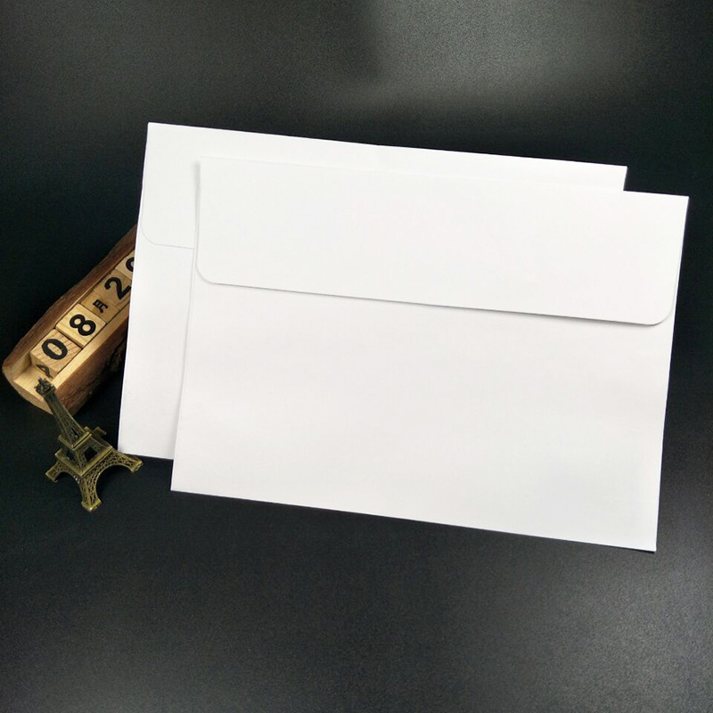 厂家双胶纸信封定制 西式空白明信片信封感谢卡封套 可印刷logo