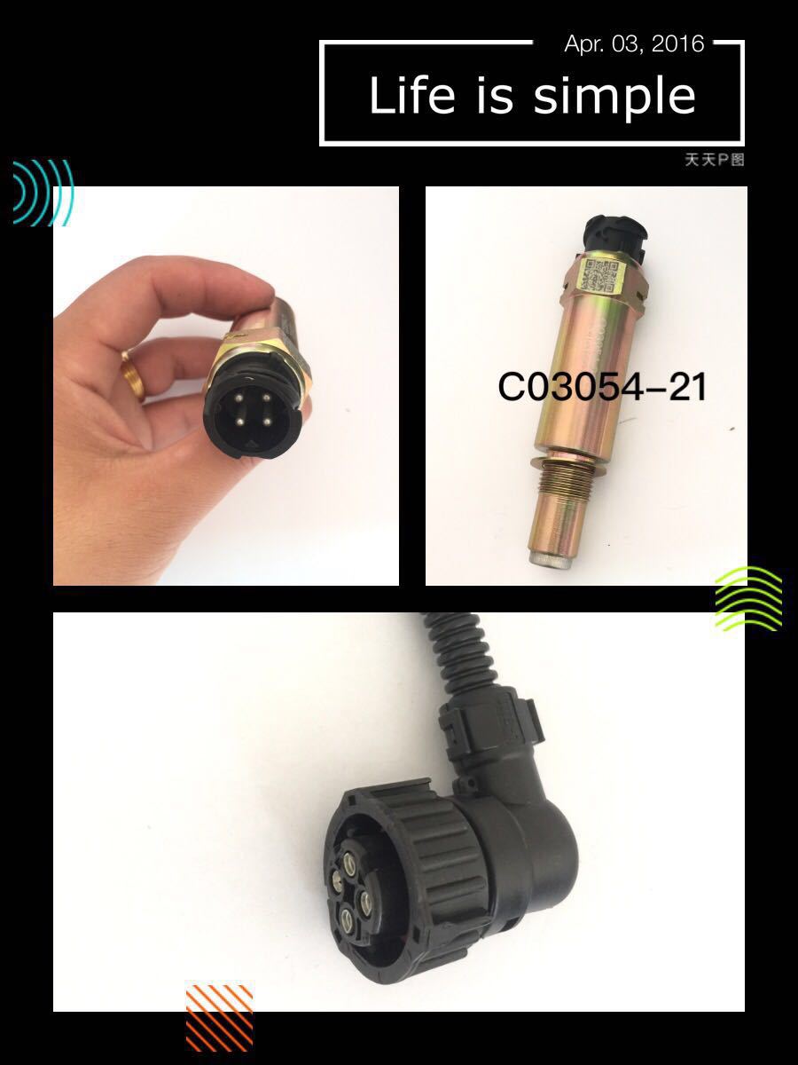 陕汽原厂电器配件德龙f2000车速里程表传感器f3000奥龙c03054-21