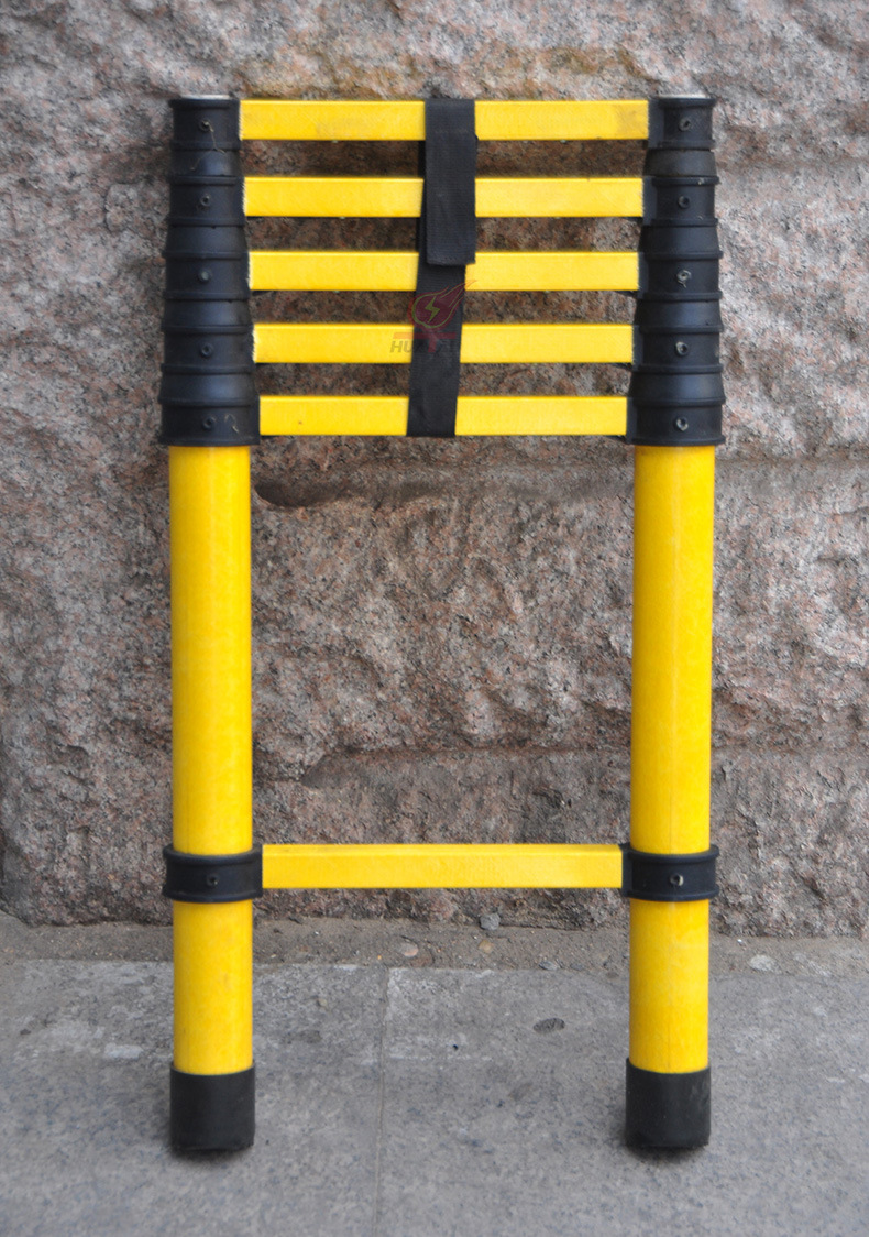 玻璃钢绝缘伸缩梯子便携式人字梯折叠升降梯电工电力关节梯鱼竿梯