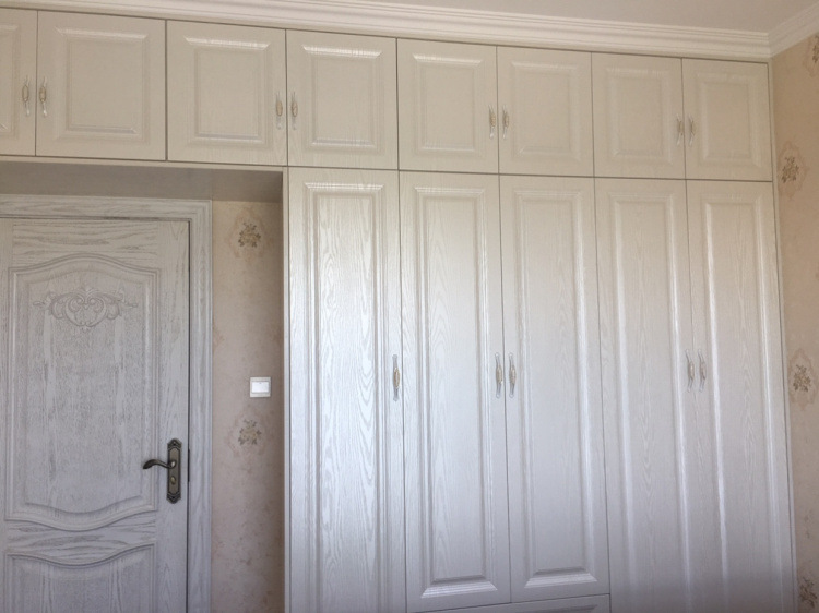 实木多层橱柜门板定做橱柜衣柜鞋柜阳台模压吸塑门板安装全屋定制