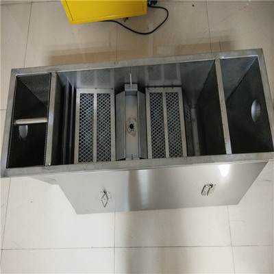 悬挂式不锈钢隔油器 高效隔油池餐饮油水处理设备 正规厂家生产