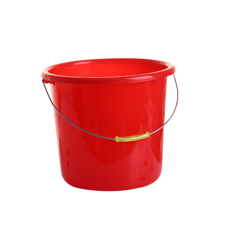 Factory Supply Plastic Bucket Portable Household Car Wash Bath Multi-Specification Plastic Bucket Thickened Outdoor Bucket Wholesale