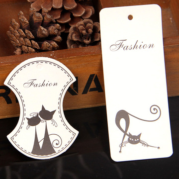 吊牌儿童吊牌标签衣服服装吊牌猫咪一体裤美体打底裤吊牌设计现货