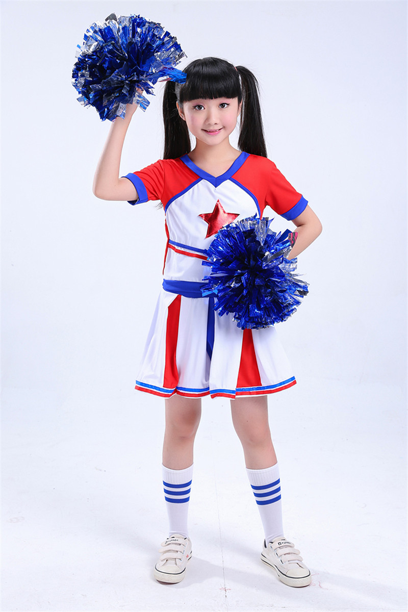 儿童啦啦操演出服中小学生体操服秋季运动会表演服套装长袖男女童