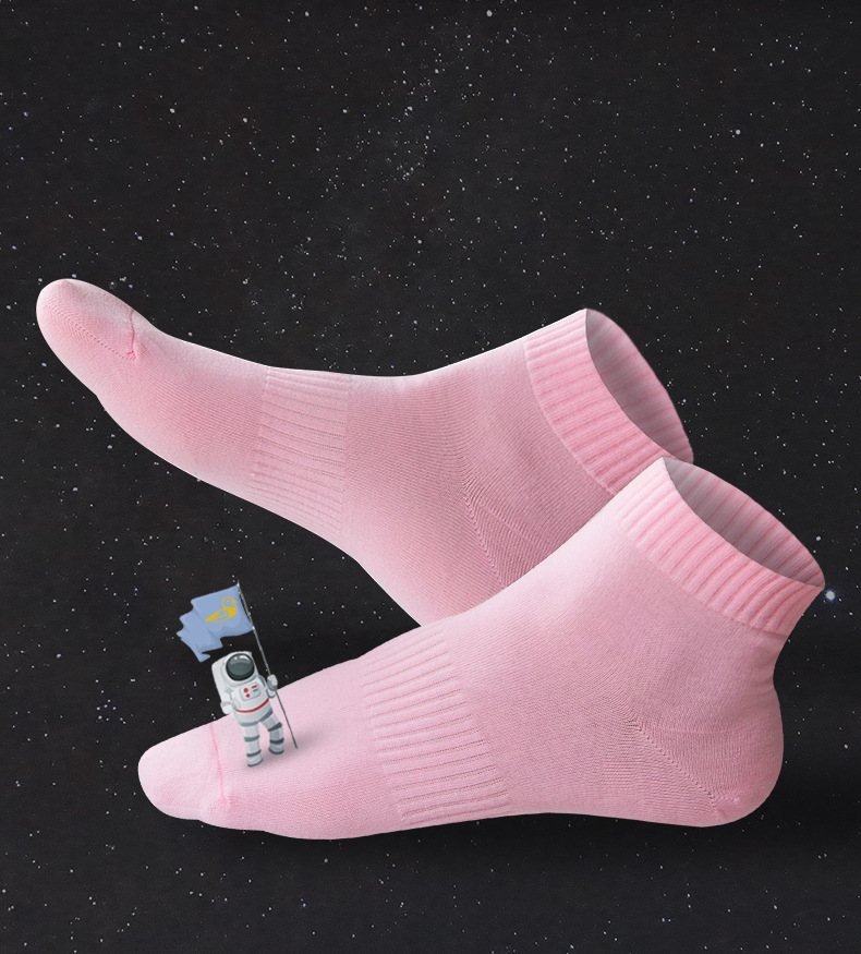 teal/水鸭仔夏季薄款白色抗菌防臭女袜子黑色中筒运动棉袜fc312