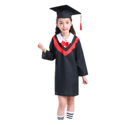 儿童博士服毕业礼服 幼儿园毕业典礼服装 小学生博士服送毕业证书
