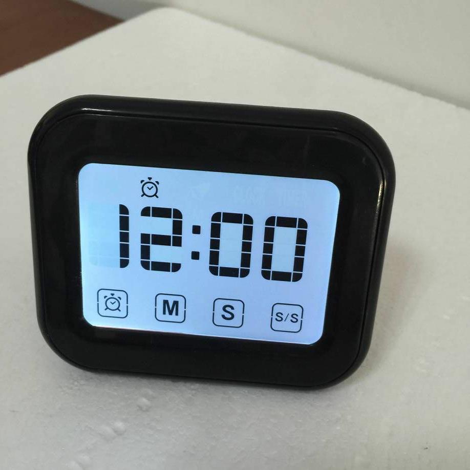 触摸屏电子计时器 厨房 12/24小时制电子定时器 计时器定时器新款