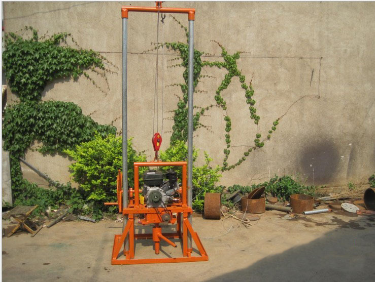 小型汽油机水井钻机 农村家用汽油版水井钻机 小型打井机