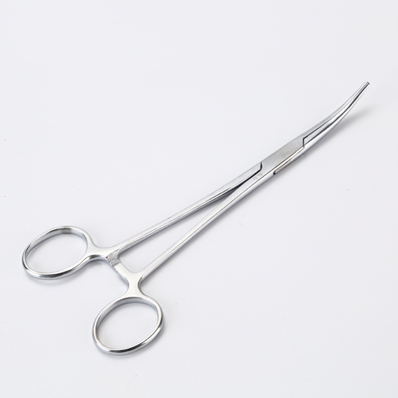 不锈钢止血钳持针钳宠物拔毛钓鱼取钩钳拔火罐钳子弯头工具钳定制