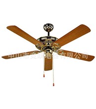 52寸仿古装饰吊扇灯 ceiling fan 出口欧洲东南亚 外贸电风扇厂家