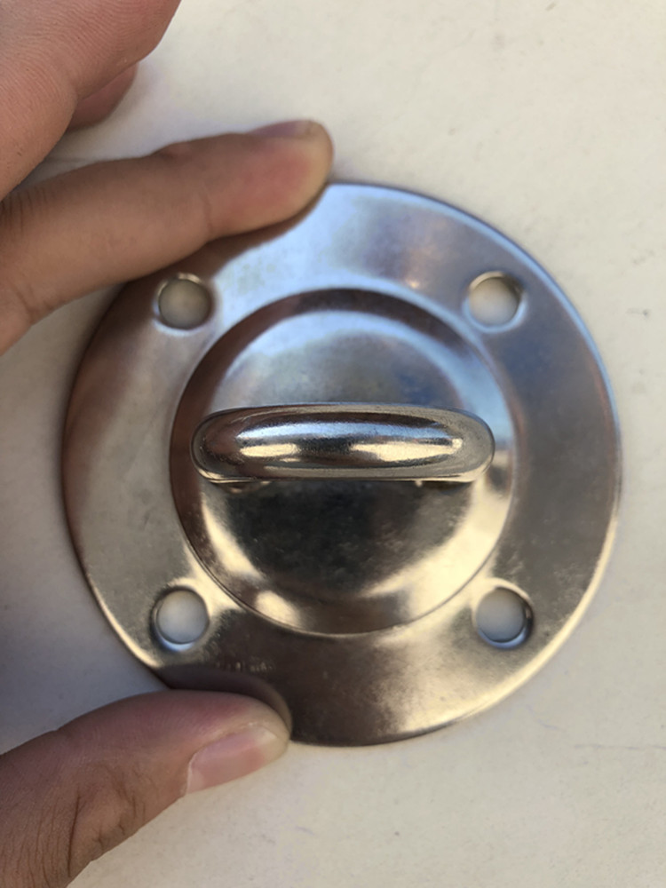 不锈钢屋顶固定盘吊环吊床沙袋秋千挂钩沙袋架顶扣空中瑜伽吊盘